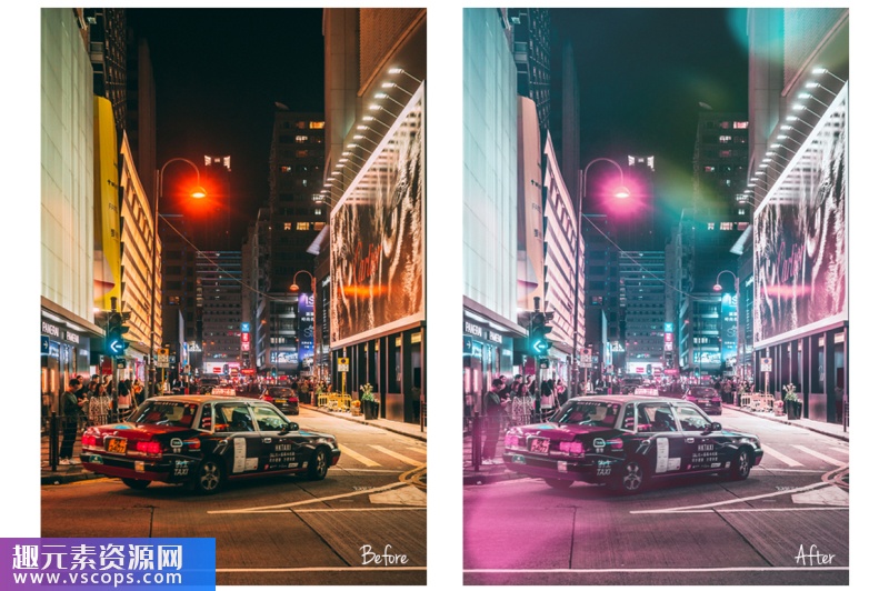 霓虹灯-Lightroom桌面和手机版移动预设和Photoshop滤镜ACR +散景叠加插图9