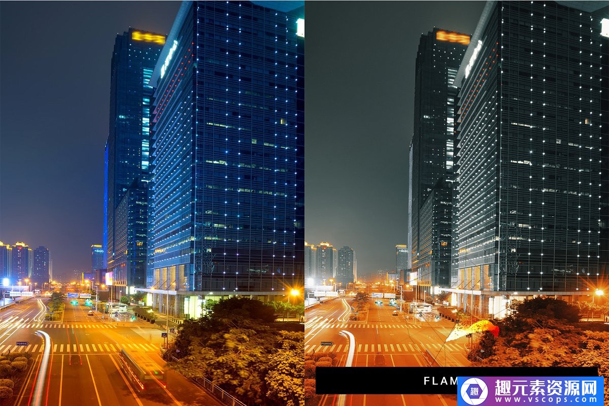50组城市夜景风光摄影LR预设移动APP预设 Desaturated City Lightroom插图2