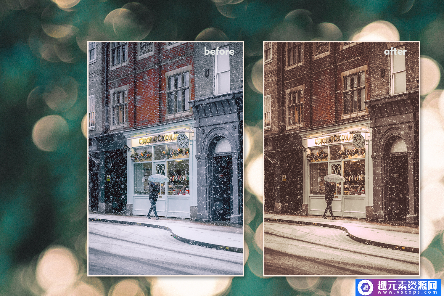 圣诞节预设，Winter Lightroom Instagram DNG PC手机LR预设插图6