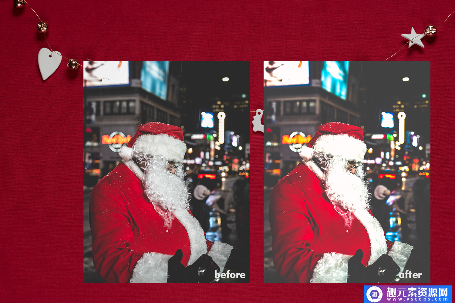 圣诞节预设，Winter Lightroom Instagram DNG PC手机LR预设插图4