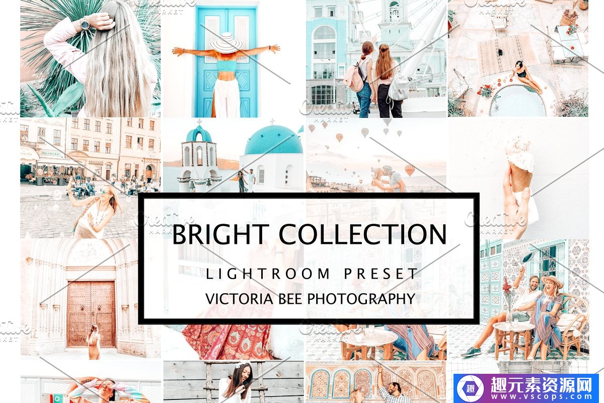 时尚博客旅拍人像手机版移动Lightroom预设 BRIGHT LIGHTROOM PRESETS插图