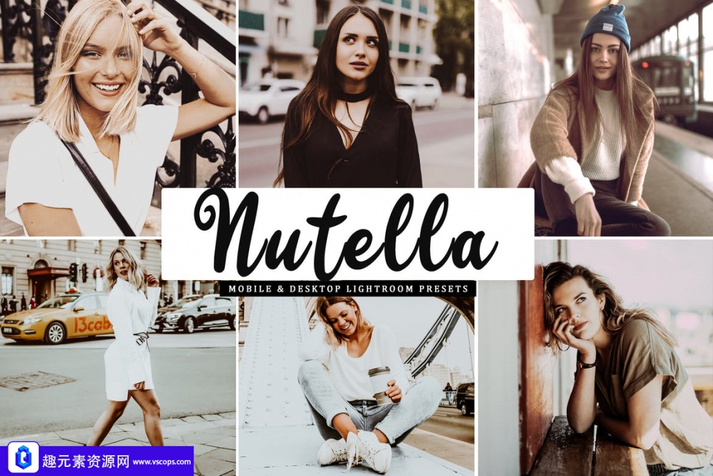 旅行博客时尚风格Nutella 电影胶片色调Lightroom预设+Mobile APP移动预设插图