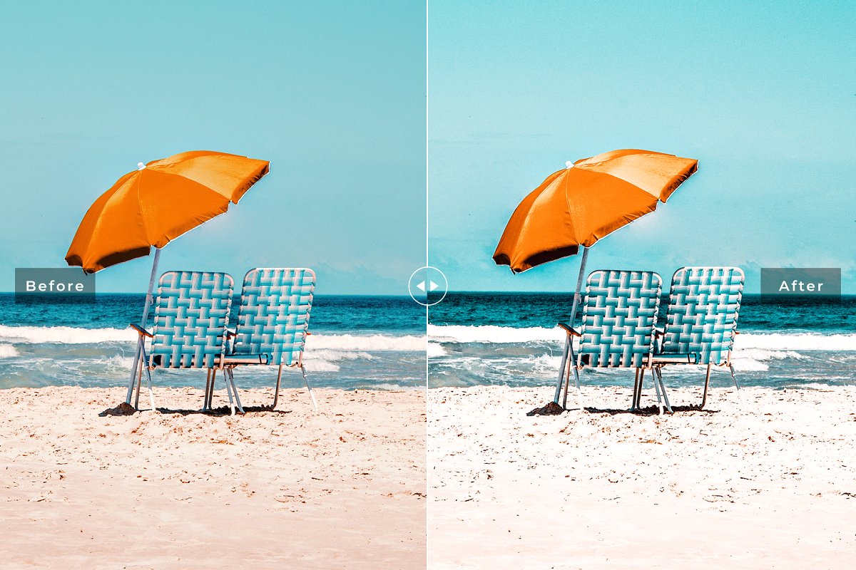 旅拍人像柔和活力胶片Bounty Beach LR预设+iPhone iPad,Android APP预设插图2