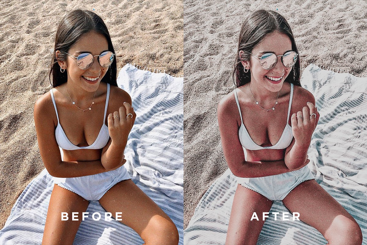 夏季旅拍复古粉红色调人像LR预设/APP预设Lightroom Presets Beirut插图5