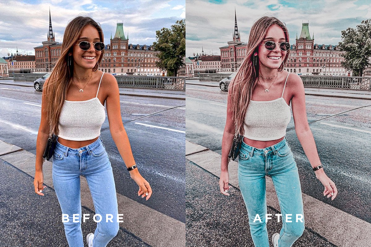 夏季旅拍复古粉红色调人像LR预设/APP预设Lightroom Presets Beirut插图9