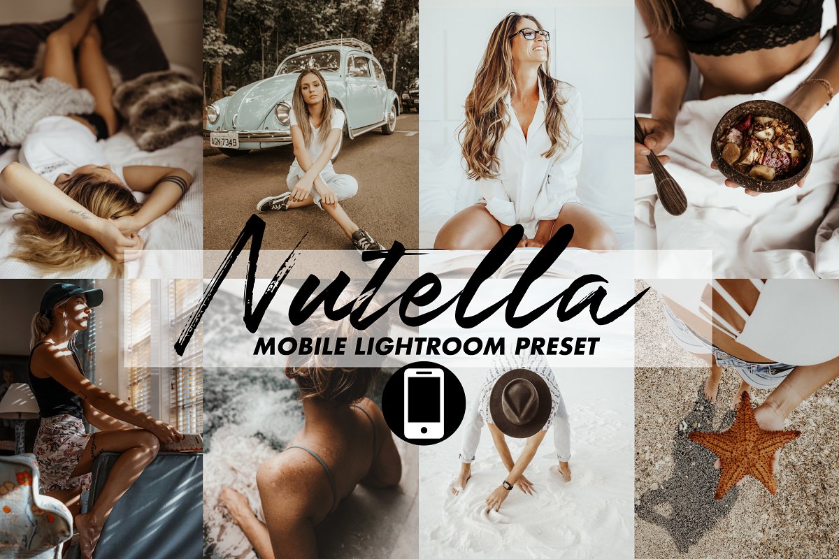 INS人像复古胶片LR预设/移动APP预设 Nutella-lightroom-presets插图