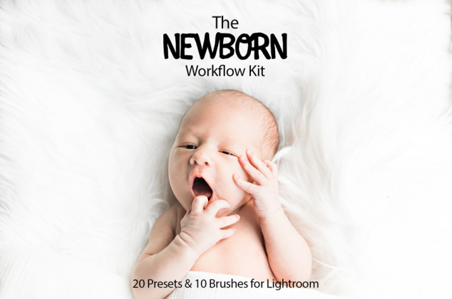 新生儿后期工作流程Lightroom预设套件 The Newborn Workflow Kit插图