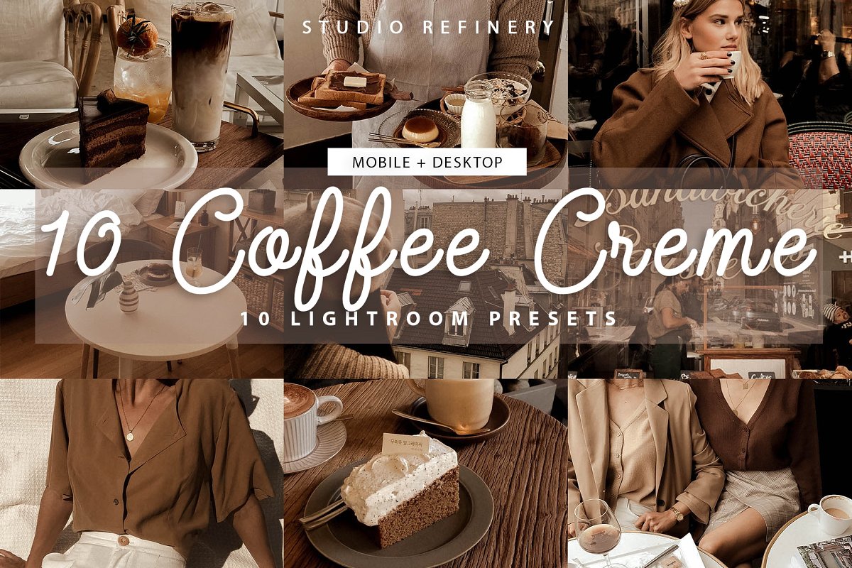 咖啡棕色调ins人像LR预设/移动APP预设 Brown Coffee Lightroom Presets插图 咖啡棕色调ins人像LR预设/移动APP预设 Brown Coffee Lightroom Presets插图