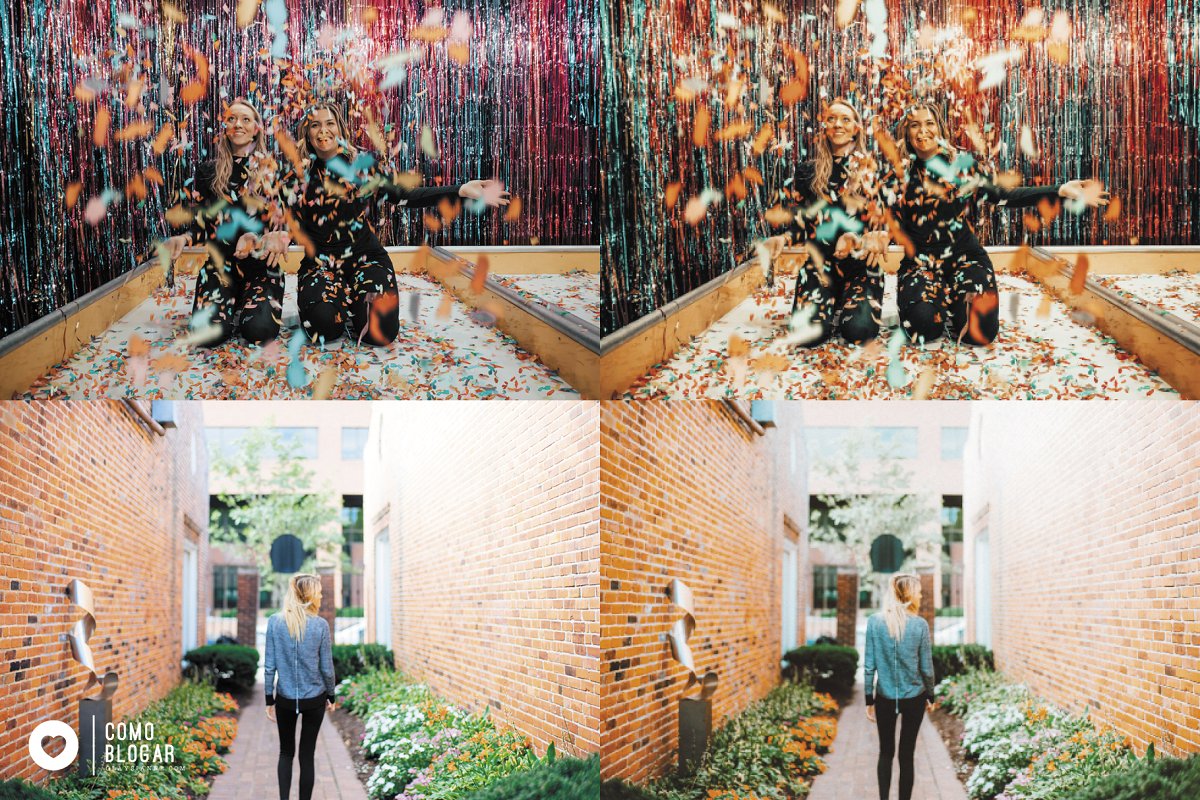 TEZZA VIBES手机版APP人像预设黄色调Oranges Lightroom  Presets PS ACR预设插图2