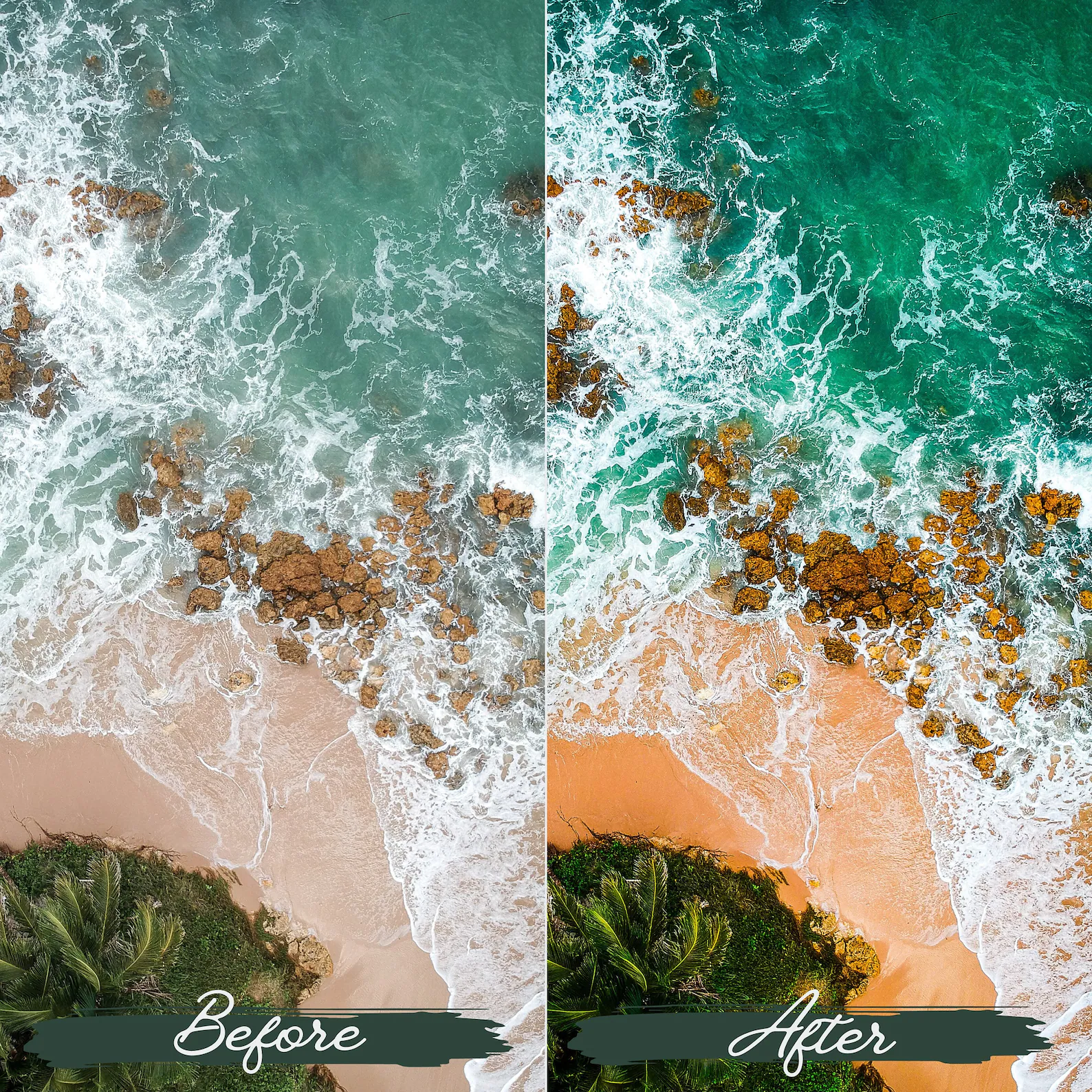 DJI大疆无人机LUT视频灰片还原调色预设 10款电影级航拍色彩分级工具包插图3